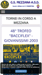 Mobile Screenshot of gsmezzana.it